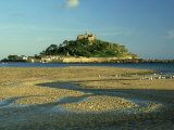 View South from Marazion Beach to St. Michaels Mount, Cornwall Photographic Print by Ian West