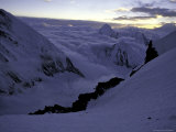 Pumori in a Sea of Clouds Seen from the North Col of Everest Posters by Michael Brown
