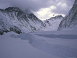 View of Lhotse from the Western Comb, Nepal Posters by Michael Brown