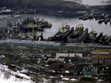 Old Ships in Petropavlavsk, Russia Prints by Michael Brown