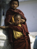 Two Young Boys, Nepal Posters by Michael Brown