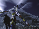 Michael Brown - Prayer Flags at Everest Base Camp, Nepal - Afiş Michael Brown - Prayer Flags at Everest Base Camp, Nepal - Afiş