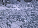 Birds Landed in the Khumbu Icefall, Nepal Prints by Michael Brown