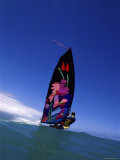 Windsurfer with Colorful Sail Photographic Print