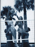 Co-ed Volleyball Lámina fotográfica