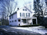 White House in Winter Photographic Print
