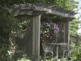 Seating in the Garden Photographic Print