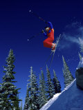 Airborne Skier Photographic Print