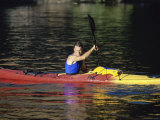 Kayaking Lake Powell, Utah, USA Photographic Print