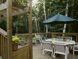 Table on the Deck Photographic Print