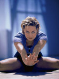 Woman Stretching Photographic Print