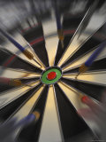 Close-up of Darts on a Dartboard Photographic Print
