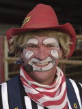 Grinning Rodeo Clown Photographic Print