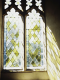 Blurred Image of a Stained Glass Window Photographic Print