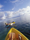 Relaxing in a Canoe Photographic Print