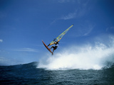 Windsurfer in Midair Photographic Print