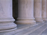 Close-up of Columns of a Building Photographic Print
