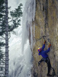 Ouray Ice Park, Ouray, Colorado, USA Lámina fotográfica