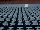 An Array of Seats in a Stadium Photographic Print