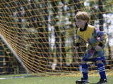 Goalie Standing in The Goal Photographie