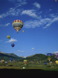 Forty Balloon Race Aspen, Colorado, USA Lámina fotográfica