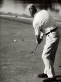 Rear View of a Man Playing Golf Photographic Print