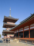 Pagoda, Kiyomizu Temple (Kiyomizu-Dera), Kyoto, Honshu, Japan Photographic Print
