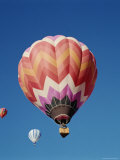 Colorful Hot Air Balloons in Sky, Albuquerque, New Mexico, USA Photographic Print