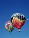 Colorful Hot Air Balloons in Sky, Albuquerque, New Mexico, USA Photographic Print