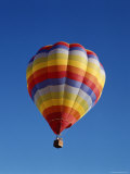 Colorful Hot Air Balloon in Sky, Albuquerque, New Mexico, USA Photographic Print