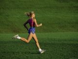 Woman Running Photographic Print