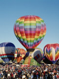 Colorful Hot Air Balloons, Albuquerque Balloon Fiesta, Albuquerque, New Mexico, USA Lámina fotográfica Colorful Hot Air Balloons, Albuquerque Balloon Fiesta, Albuquerque, New Mexico, USA Lámina fotográfica