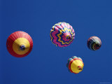 Colorful Hot Air Balloons in Sky, Albuquerque, New Mexico, USA Photographic Print