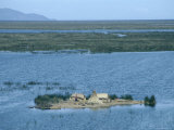 Uros Indian Floating Village, Lake Titicaca Photographie