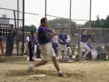 Recreational Baseball Game Photographic Print
