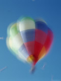 Colorful Hot Air Balloon in Sky, Albuquerque, New Mexico, USA Photographic Print