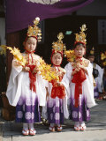 Girls Dressed in Traditional Costume, Festival of the Ages (Jidai Matsuri), Kyoto, Honshu, Japan Photographic Print