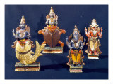 Four of the Incarnations of Vishnu Giclee Print
