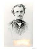 Edgar Allan Poe Giclee Print by Ismael Gentz
