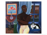 Waiting in Harlem, 1997 Giclee Print by Laura James