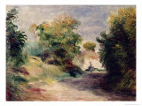 Landscape Near Cagnes, 1907 Giclee Print by Pierre-Auguste Renoir