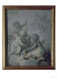 Three Cupids, c.1775 reproduction procédé giclée par Dirk van der Aa