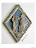 The Baptism, Relief Tile from the Campanile Giclee Print by Maso di Banco 