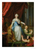 Allegorical Portrait of Catherine II, Empress of Russia Giclee Print by Johann Baptist Lampi