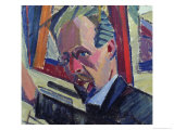 Self Portrait, 1913 Giclee-trykk av Alexander Bogomazov