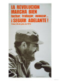 Poster Featuring Fidel Castro, 1975 Giclee Print