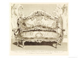 Sofa, Messioner, Juste Aurele Giclee Print by Juste Aurele Meissonnier