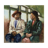 Martin and Rosa Up Front, 2001 Giclee-trykk av Colin Bootman Martin and Rosa Up Front, 2001 Giclee-trykk av Colin Bootman