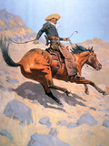 The Cowboy Giclee Print by Frederic Sackrider Remington
