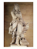 Statue of Sebastien Le Prestre de Vauban Giclee-trykk av Charles Antoine Bridan